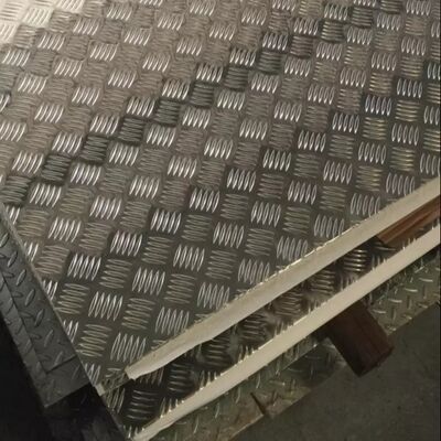 kopen In reliëf gemaakt Aluminium Diamond Plate Sheets .025“ 4x8-Legering 5083 5052 5754 H32 online vervaardiging
