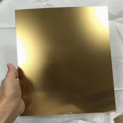 kopen Kleur Gouden Goud Spiegel nr. 4 Ba 304 316 430 Roestvrij staal Plaat Decoratief online vervaardiging