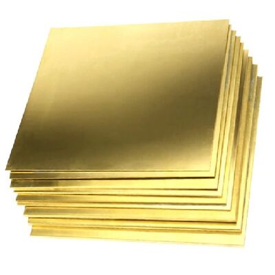 kopen Precisie gesneden Messing plaat Stock plaat C26000 Materiaal aangepaste lengte en breedte beschikbaar online vervaardiging