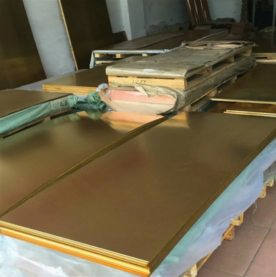 Messing Geel Koper Plaatplaat ASTM JIS DIN EN Messing Plaat voor Constructie Airconditioning Industriële Toepassingen